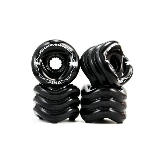 Shark Wheel 72MM DNA Formula- Black Wheels for Longboards