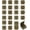 Bronze, variant on 12 Sets Magnetic Snap Buttons, 14 mm Plum Blossom Sewing on Snaps Closures, Clasp Buttons Fasteners for Sewing Leather Purse Clothes DIY Craft, Rose Gold