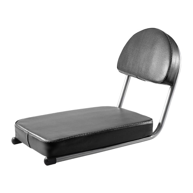 QualitChoice Comfortable Rear Rack Bike Seat Thick Cushion Ergonomically Designed For Enhanced Riding Comfort Length 28cm/11.02inch Black 17x28x26cm
