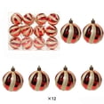 thumbnail image 2 of Qwtwty 12 Pcs Christmas Ornament Balls Set, Shatterproof Colorful Christmas Tree Decoration Hanging Baubles for Home Holiday Wedding Party Decor, 2 of 5