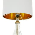 thumbnail image 5 of DecMode 26" Gold Table Lamp with White Fabric Shade, 5 of 8