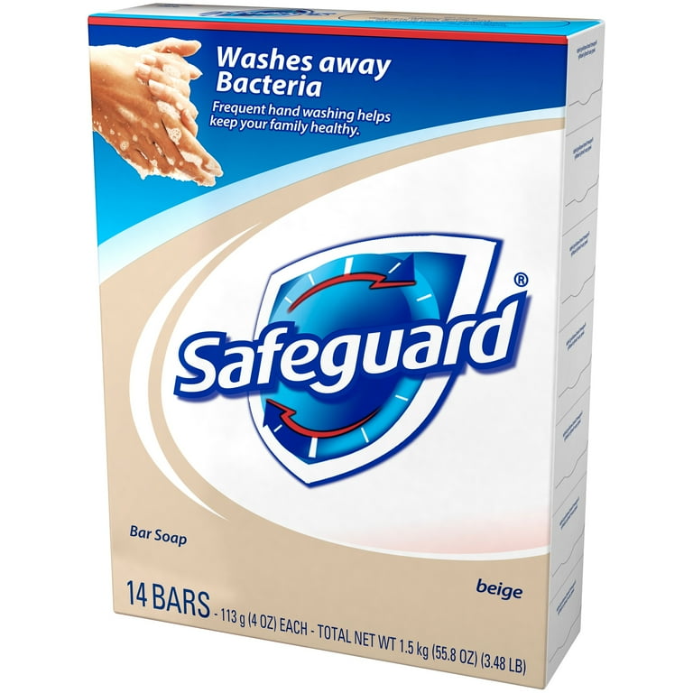Safeguard Original Bar Soap Beige 4 Ounces 14 Pack Walmart