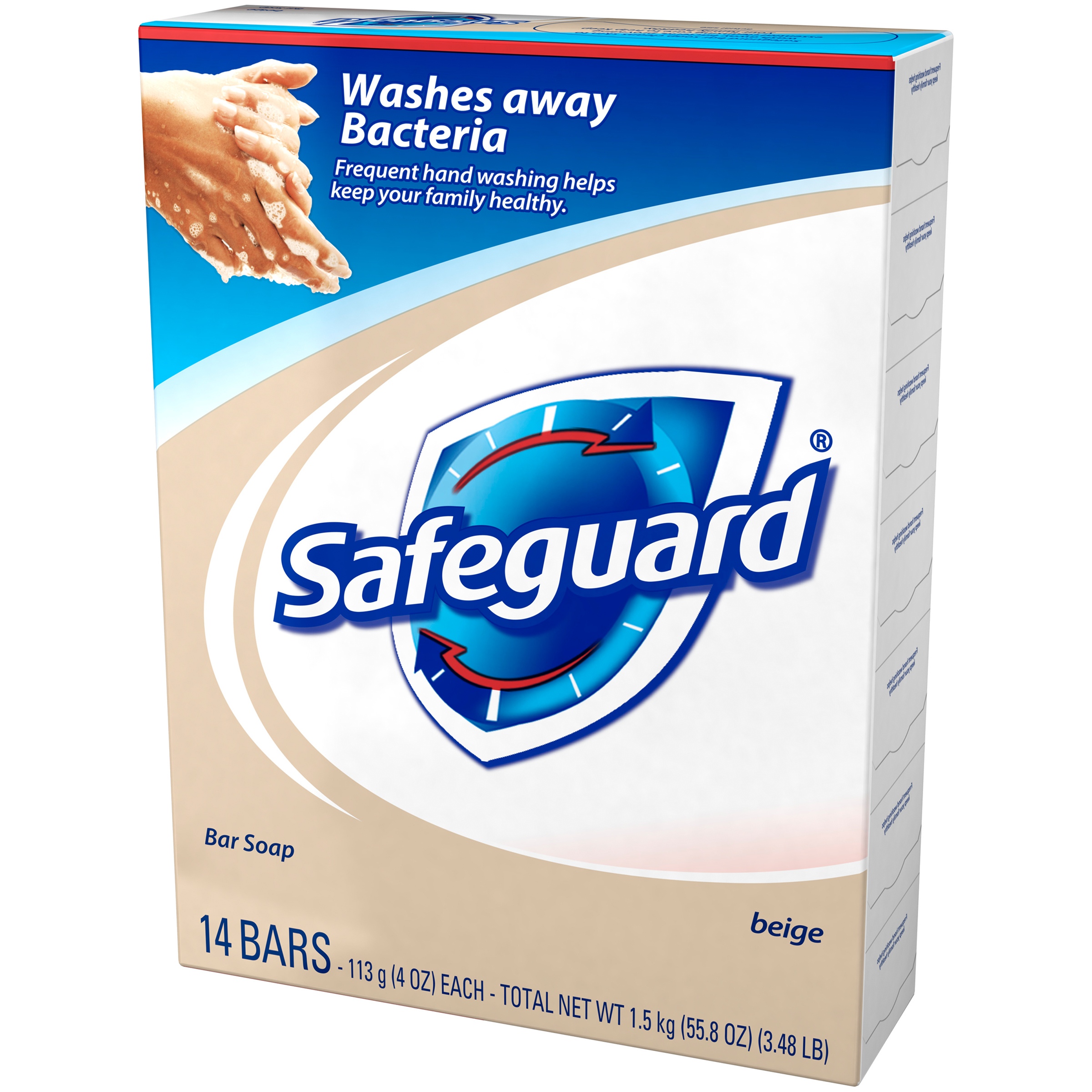 Safeguard Original Bar Soap, Beige, 4 Ounces, 14 Pack - image 2 of 6