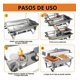 thumbnail image 3 of Bufetera De Acero Inoxidable 2 Bandejas De 5.5 Litros Cocina, 3 of 7