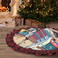 thumbnail image 3 of Lsque Bluey for Christmas Tree Skirt, Merry Christmas Tree Skirt Collar, Xmas Holiday Decoration-36", 3 of 7