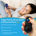 thumbnail image 2 of Juguete Fidget Pad Controller PILPOC para concentrarse y relajarse, 2 of 8