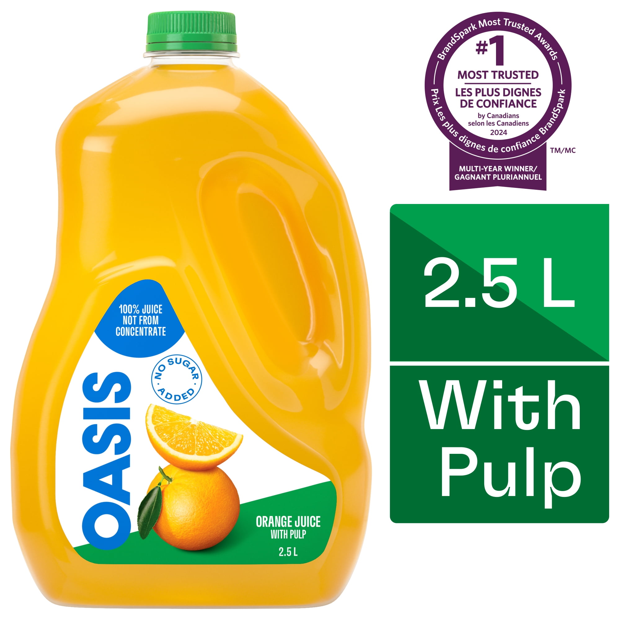 Orange Juice with Pulp, Not from Concentrate