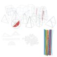 thumbnail image 2 of Bloque de Geometría Sunnimix 18 Piezas Juguete para Aprendizaje de Matemática de Niños, 2 of 8