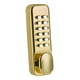 thumbnail image 2 of Cerradura de puerta mecánica Cerradura de puerta con teclado mecánico, combinación digital con manija Oro, 2 of 9