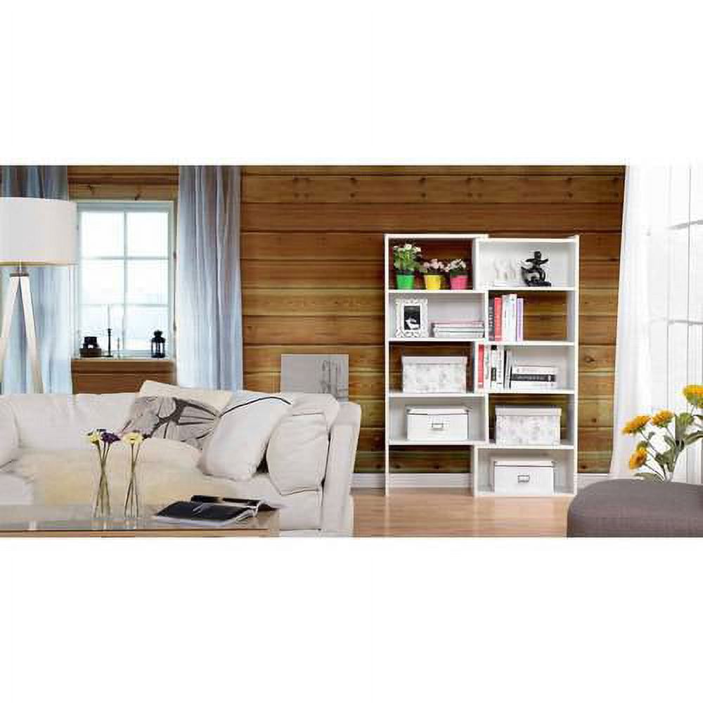 Homestar Flexible and Expandable Shelving Console, White - image 4 of 6