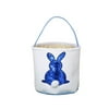 Easter Day Basket Canvas Gift Holiday Rabbit Bunny Printed Carry Eggs Candy Bag (Buy 2,Receive 3)