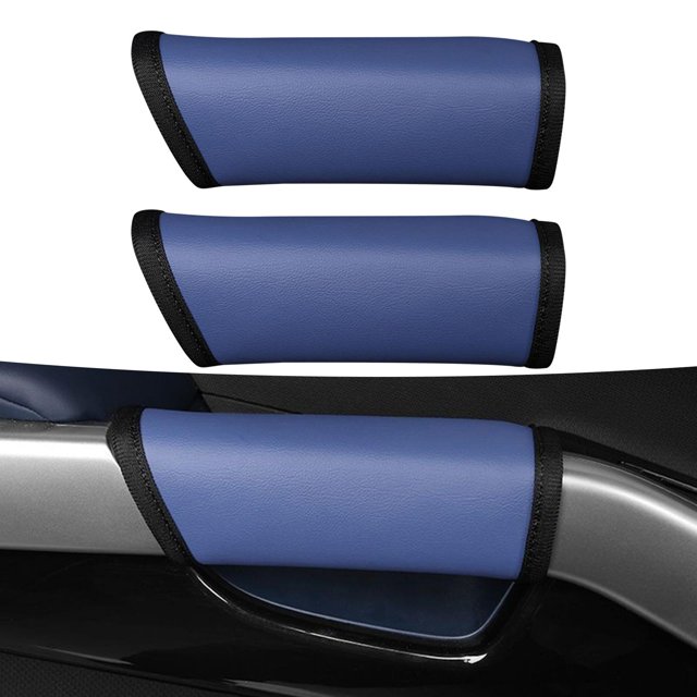 2x Protection de Poignée de Porte de Voiture Couvre le Protecteur de Poignée, Pièces de Réparation d'Accessoires, Remplacez les Manchons de Protection de Poignée de Porte Intérieure pour Atto 3 Bleu