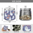 thumbnail image 2 of Yayeee Ashtray with Lid for Cigarette Smokeless Stainless Steel Home Ash Holder, Blue Cute Halloween, 2 of 7