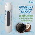 thumbnail image 4 of Tier1 MSWF Refrigerator Water Filter 3-pk | Replacement for GE MSWF SmartWater 101820A, 101821B, MSWFDS, WF282, EFF-6022A, SGF-G23, AP3997949, Fridge Filter, 4 of 9