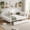 Light White, variant on Queen Size Metal Platform Bed with Storage Drawers, Round-Pipe Design, Low Profile Daybed Frame