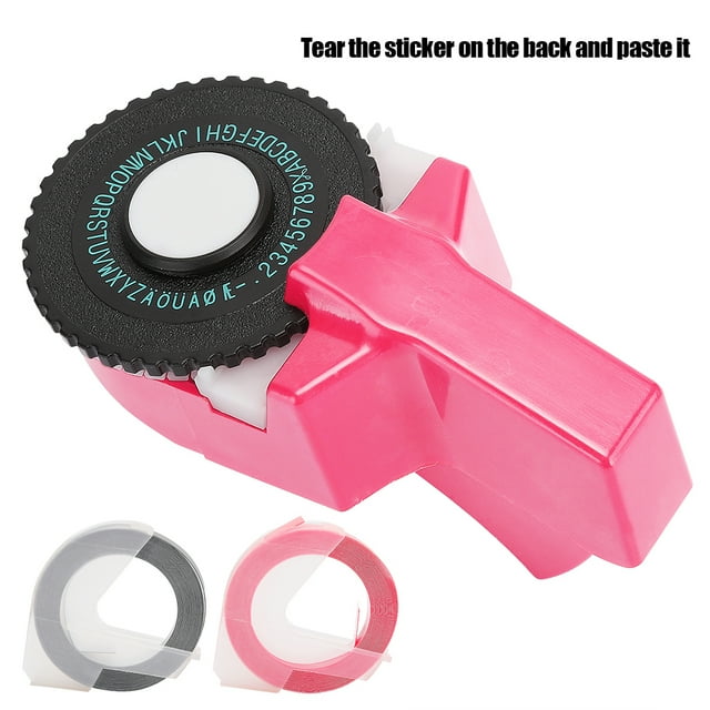 Label Maker, Embossing Versatile ABS Material Mini 3D Tape, For Sealing Handbook