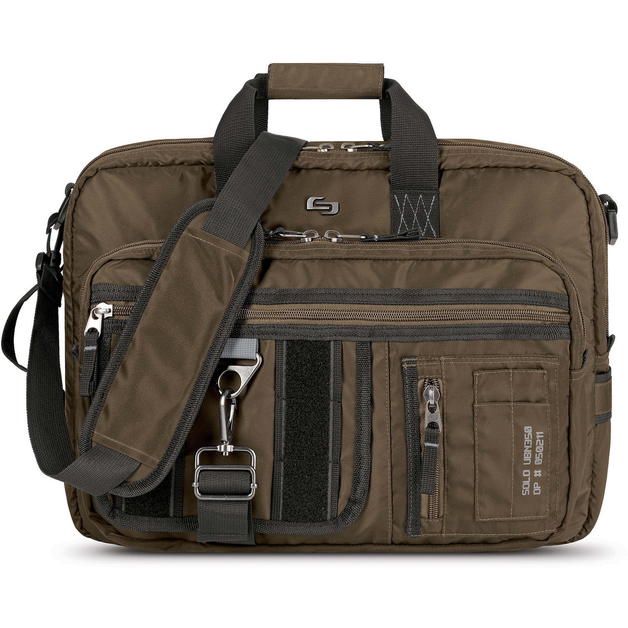 Solo Solo, USLUBN3503, Briefcase/Backpack Hybrid Bag, 1, Bronze