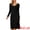 Black, variant on DARING DIVA Women's Sweater V Neck Long Sleeve Ribbed Knit Midi Dress XS Beige