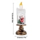 thumbnail image 4 of Velas sin llama de Papá Noel Velas blancas sin llama de Navidad con pilas de Papá Noel Velas de pilar LED con temática navideña Decoraciones navideñas Navidad (100 ml) Decoraciones de cumpleaños, 4 of 8