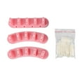 thumbnail image 6 of Bothyi 4x3Pcs Fingernail Tip Display Holder Nail Art Supplies for Salon Home Beginner Pink, 6 of 8