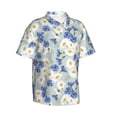 thumbnail image 2 of Hawaiian Shirt For Men, Daisies Flowers Mens Button Down Short Sleeve Shirt, Summer Beach Shirts For Men, 2 of 2