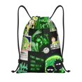 thumbnail image 1 of Bolsa con cordón clásica de Rick y Morty, plegable, para deportes, fitness, unisex, bolsa de viaje para deportes de playa, pequeña, 1 of 8
