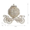 thumbnail image 2 of Pumpkins Carriage Crystals Trinket Jewelry Box Rhinestones Collectible Figurine Jewelry Display Holder for Storing Rings, 2 of 2