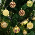 thumbnail image 4 of Antqov 12PCS Midnight Christmas Tree Decorations Balls, Shatterproof Christmas Ornaments 2.36" Hanging Ball Christmas Decor for Indoor Outdoor Party Wedding Suppiles, 4 of 7