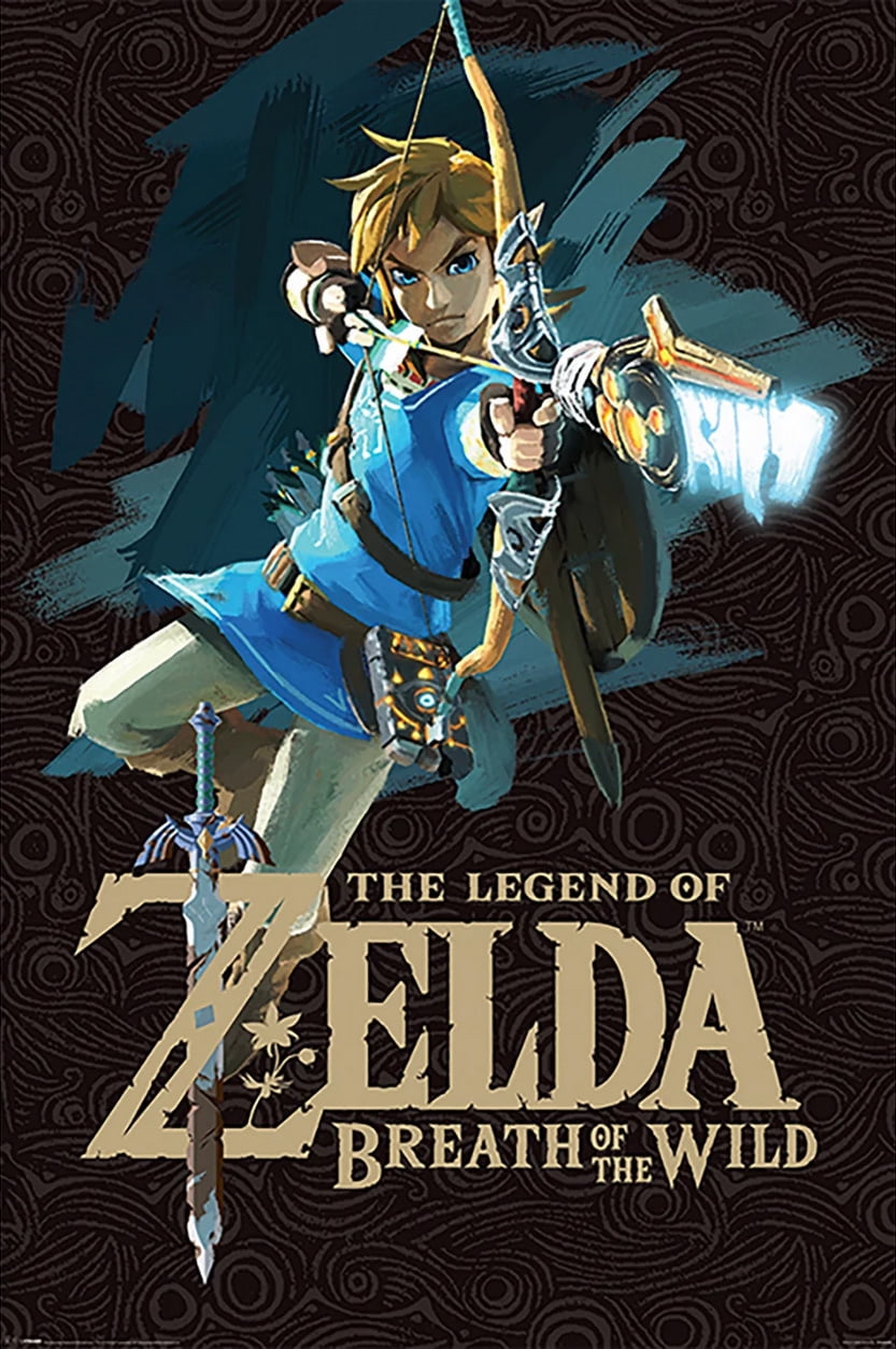 ゼルダの伝説THE  Legdnd of zelda Link ポスターグリーン ゼルダの伝説THE Legdnd of zelda Link ポスターグリーン ゼルダ
