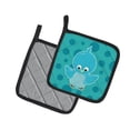thumbnail image 2 of Carolines Treasures BB7013PTHD Bird on Blue Polkadots Pair of Pot Holders, 2 of 2