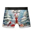 thumbnail image 2 of Merry Christmas Golden Retriever Enjoys Woofmas Winter Xmas Holiday All Over Print Boxer Briefs Underwear for Men Dad Goldens Dog Lover Gifts Idea - 02022, 2 of 6
