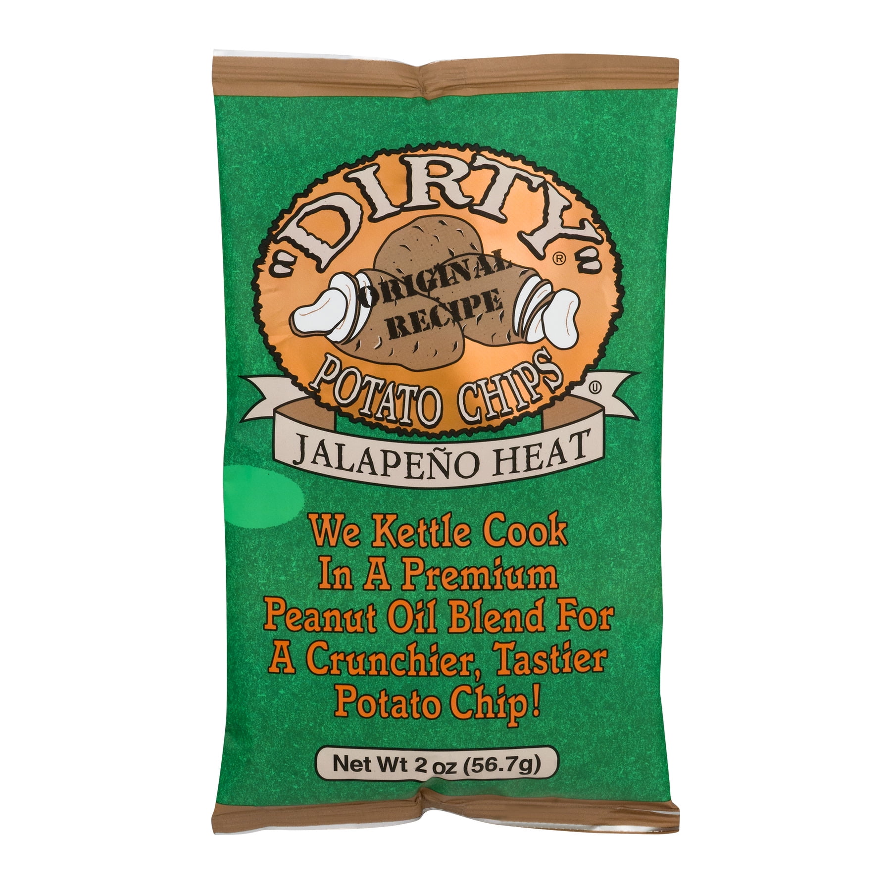 "Dirty" Potato Chips Jalapeno Heat