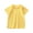 Yellow, variant on Boys Girls Summer Short Sleeve T-Shirts, 100% Cotton Striped & Solid Color Tees, Soft Basic Casual Top for Toddler Kids, Multi-Color Options 2-8 Years