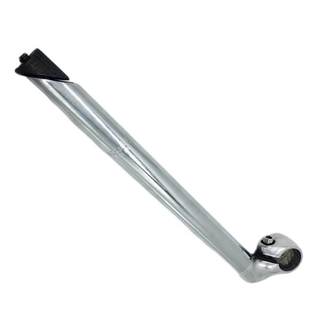 Baohd Tige de Guidon de Vélo 25.4mm Tige de Levage de Route Col de Cygne Vélo Argent 300MM