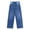 #1Dark Blue, variant on MYAOYI Womens Wide Leg Ankle Jeans High Waist Relaxed Fit Casual Denim Pants