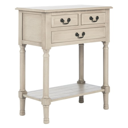 SAFAVIEH Primrose French 3-Drawer Off-White Wood Console Table (23.5 in. W x 13 in. D x 29.5 in. H)