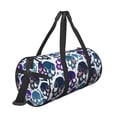 thumbnail image 3 of ZICANCN Blue Skull Purple Bone Travel Duffle Bag, Sports Tote Gym Bag Weekenders Bags for Women Men, 3 of 8