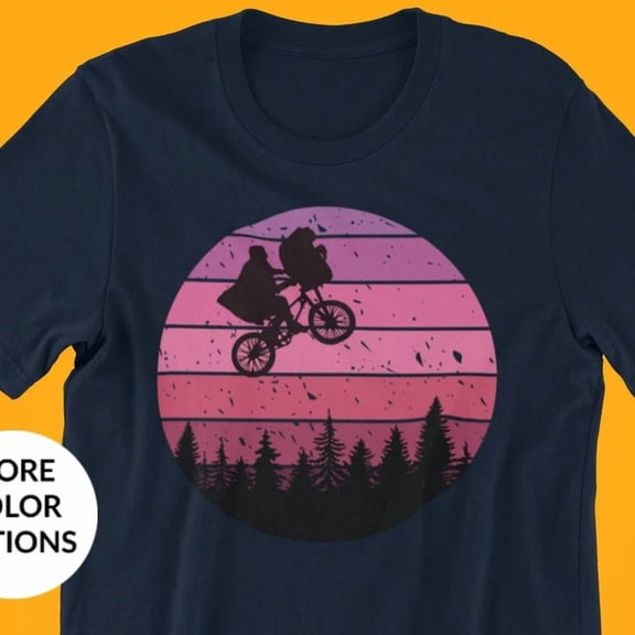 Retro E.T T-Shirt,Et, Et Shirt, Et T Shirt, Et 1982, Spielberg Et, Unisex S-5XL Hot Trending Shirt, Vintage Birthday Gift