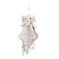 thumbnail image 1 of Newborn Comforter Plush Toy Soothing Baby Animal Handkerchief Soft Baby Towel BlanketGray Elephant, 1 of 4