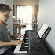 Glarry 61 Keys Keyboard Piano with X Stand, Bench, Built In Speakers for Beginners, for Beginners