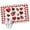 Red, variant on Door Mat 31.5"x47.2", Red Ladybugs Non Slip Backing & Low Profile Area Rugs for Entryway Hallway, Absorbent Soft Floor Mat Small Carpet for Living Room Bedroom Modern Love Heart Checkered Plaid