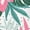 Green Pink Floral, variant on Womens Hawaiian Shirt Flamingo Short Sleeve Casual Button Down Shirts Beach Tropical Tops