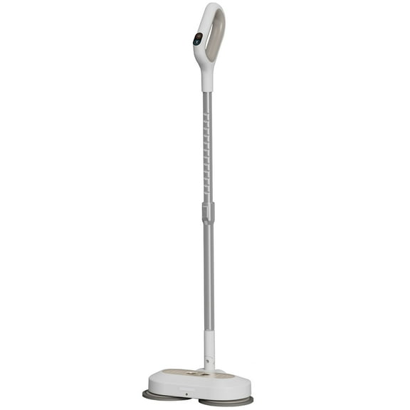 Impecca Electric Mop, Cordless Spinning Mop with Dual Motor with LED Headlights, 3-set of spin mops Water Tank for Multi-Surface, Self-Propelled, Lightweight