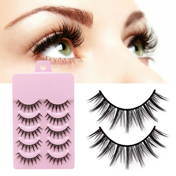 Siquannn Half Lashes Natural Look Eyelash Book D Curl Strips of Lashes Bottom Lashes Eyelashes with Butterflies on Them Lashes Clusters Volume Extensions 20mm 99 Eye Lashes with Glitter 6d