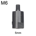 thumbnail image 4 of 1Pc M6 3.17-8Mm Axle Motor Shaft Coupler Sleeve Saw Blade Coupling Chuck Adapter Metal Coupler Power Tools 5Mm Fangkenuo, 4 of 9