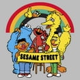 thumbnail image 2 of Women's Sesame Street Crew Rainbow Banner Portrait  Graphic T-Shirt, 2 of 4
