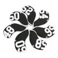 thumbnail image 2 of 10 Piezas de Neopreno Headcover Cover Wedge Protector Manga Negro shamjiam Cubiertas de cabeza de hierros de golf, 2 of 8