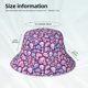 thumbnail image 3 of Fotbe cartoon rainbow Skull Sombrero Tipo Pescador con Estampado – Sombrero de Sol de Algodón de Moda para Playa, Golf, Pesca, 3 of 6