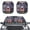 Cat Dog Skull, variant on Uourmeti Colorful Skull Pets Car Windshield Sun Shade Silver Plated Polyester Dabric Universal UV Visor for Front Windows