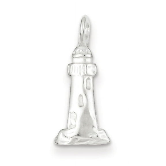 FJC Finejewelers Sterling Silver Lighthouse Charm